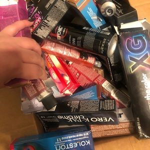 I have name brand hair dye for sale.